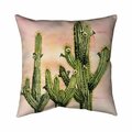 Fondo 26 x 26 in. Weberocereus Cactus-Double Sided Print Indoor Pillow FO2772754